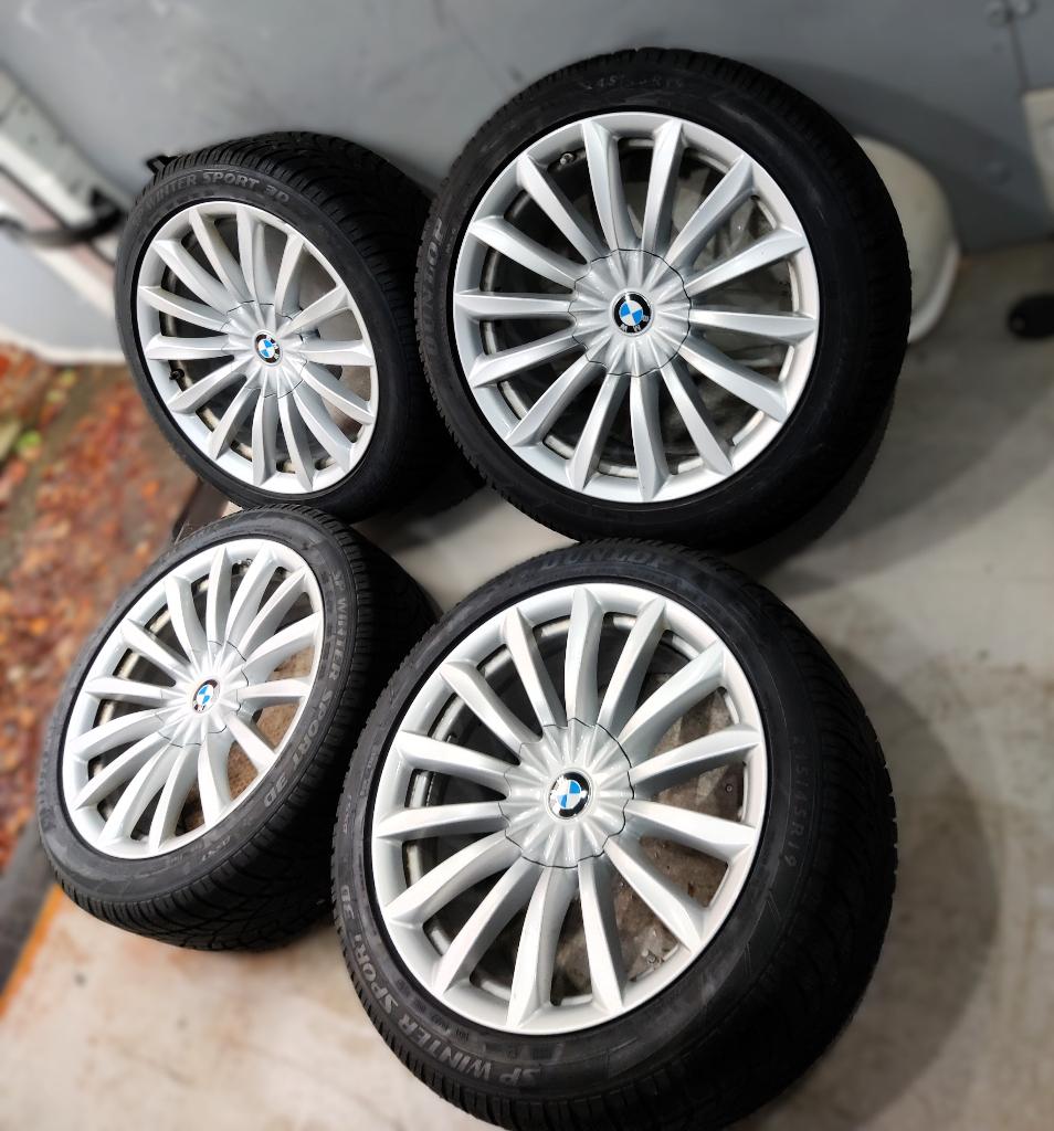 19 inch BMW velgen met winterbanden, Auto-onderdelen, Banden en Velgen, 245 mm, Banden en Velgen, Nieuw, Winterbanden