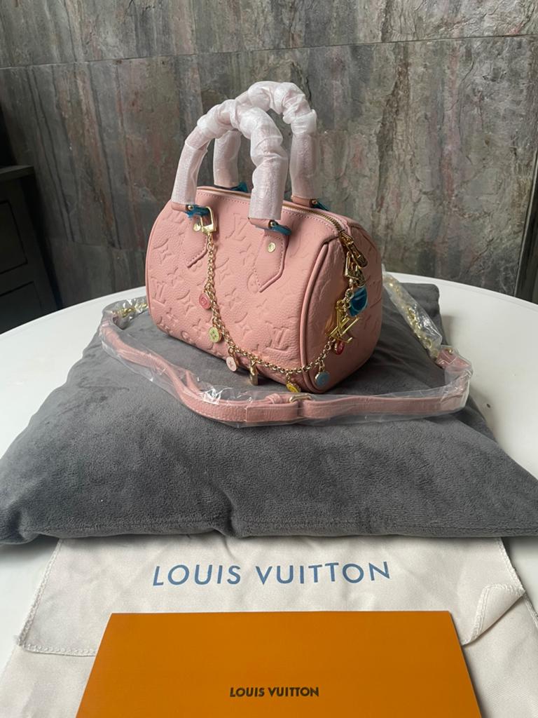 LV Nano Speedy Bag | Pink, Enlèvement ou Envoi, Comme neuf