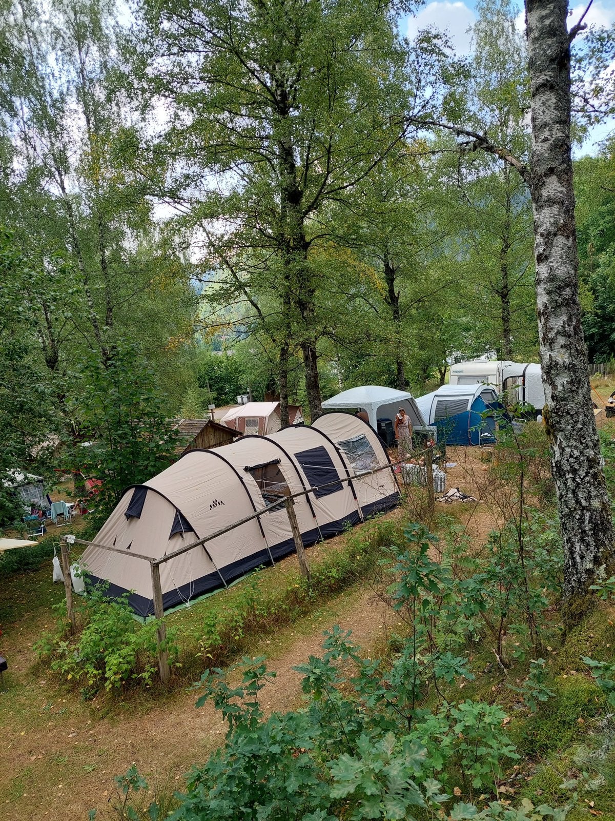 Obelink Familia 4 tunneltent, Caravanes & Camping, Tentes, jusqu'à 4, Utilisé, Enlèvement
