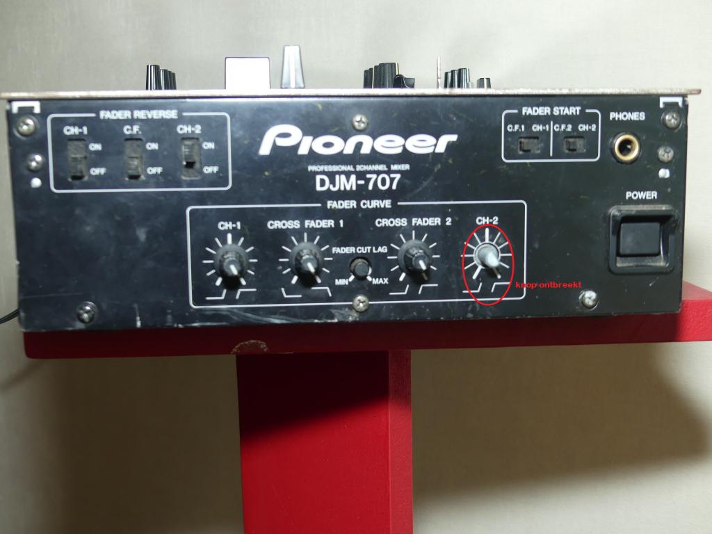 Table de mixage 2 canaux Pioneer Professional DJM-707, Enlèvement, Utilisé, Pioneer, Réglage pitch
