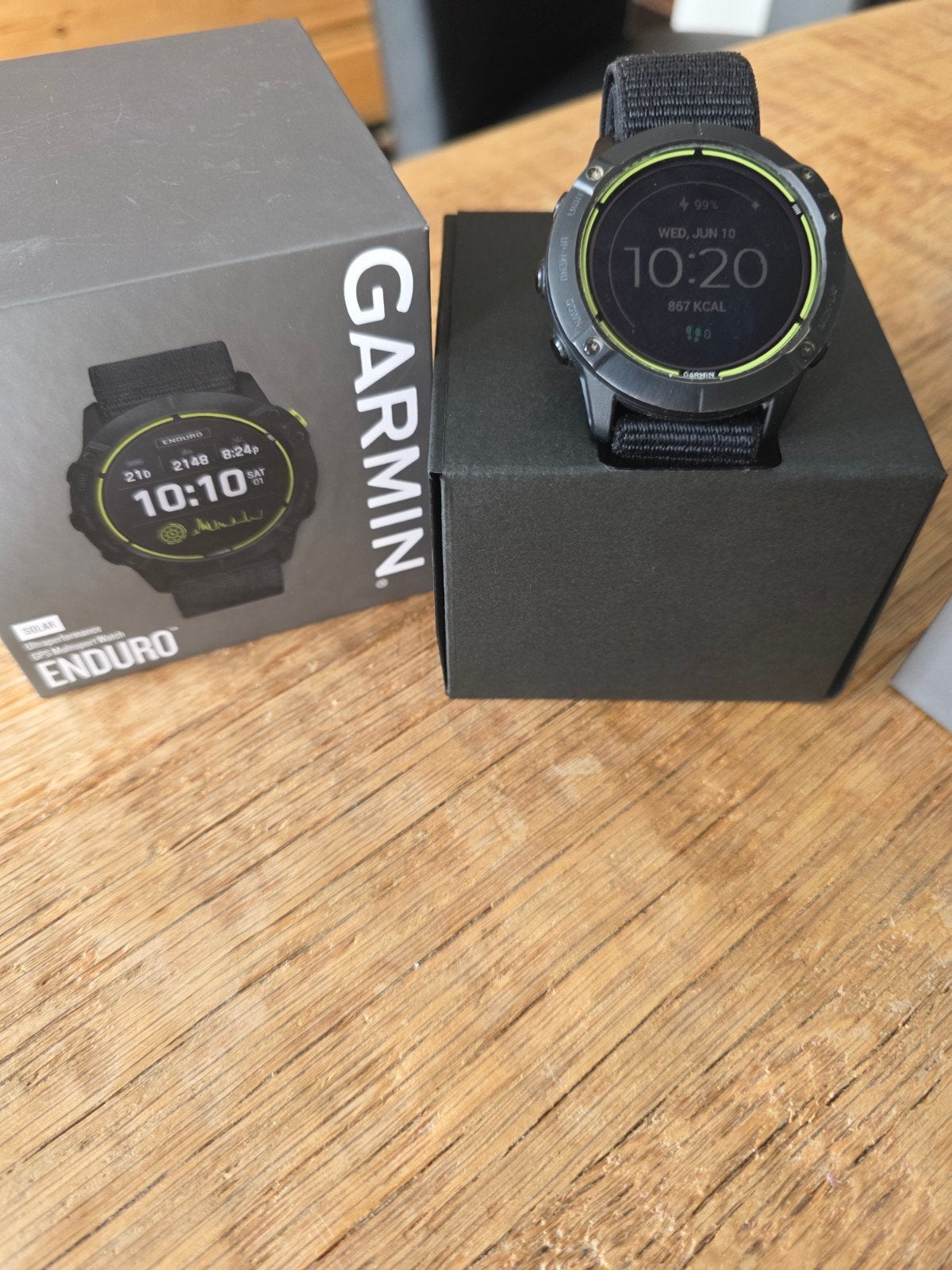 Garmin Enduro solar sporthorloge, Sport en Fitness, Ophalen, Garmin