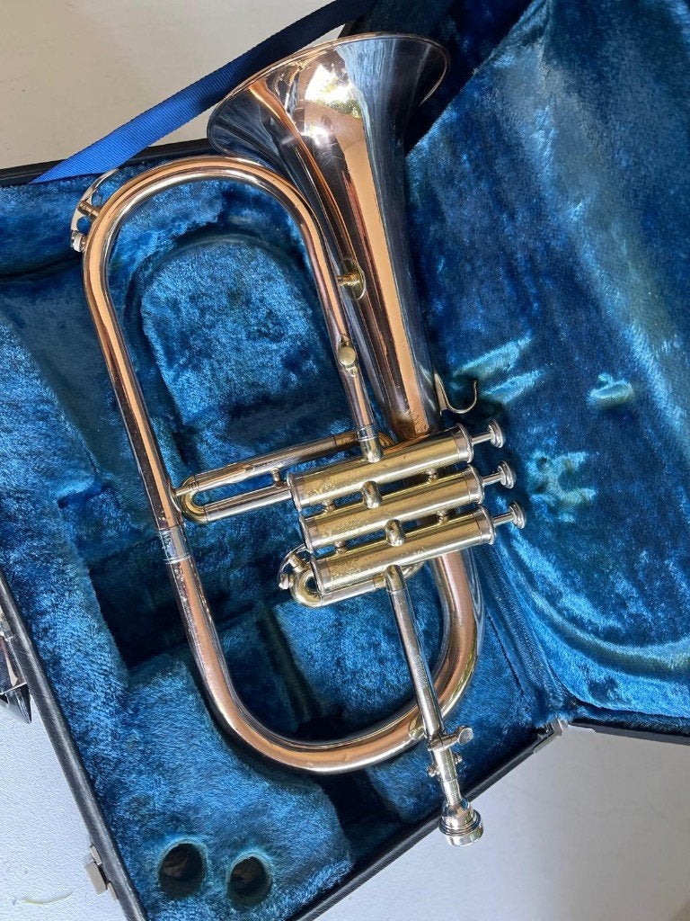 Cornet Sib   -  Bugel Mahillon - Bugel Wilson. - Yamaha, Ophalen, Zo goed als nieuw