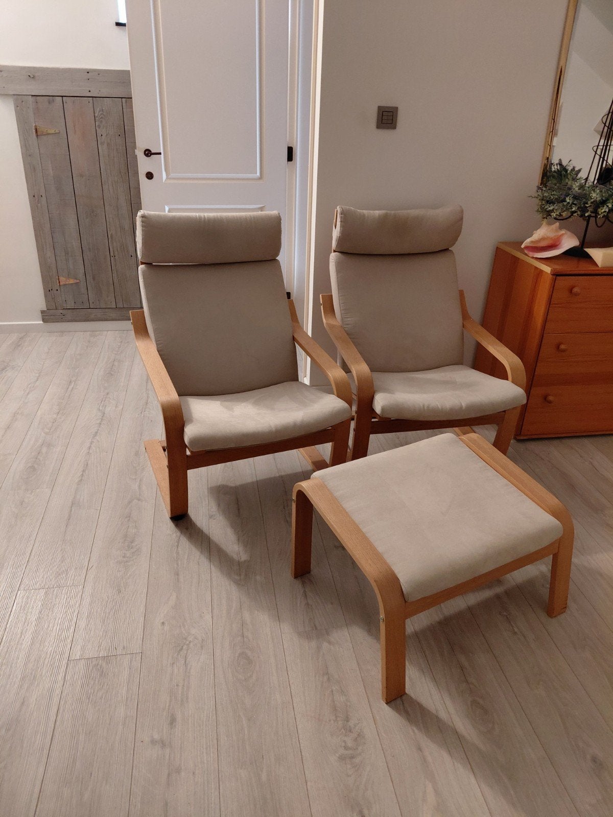 2 relax zetels met voetenbank, Huis en Inrichting, Ophalen