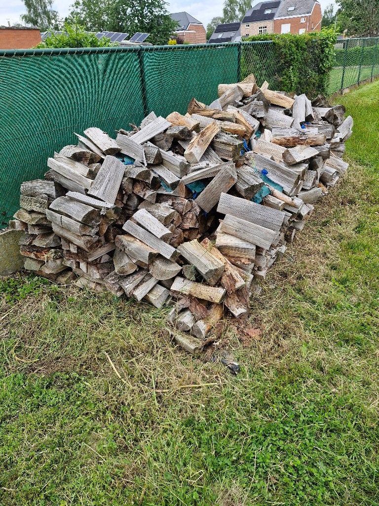 Brandhout te koop., Tuin en Terras, Brandhout, 3 tot 6 m³, Ophalen, Overige houtsoorten, Blokken