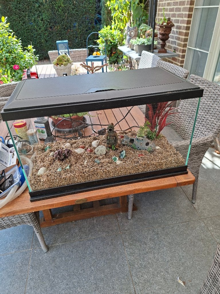 Aqarium, Ophalen, Zo goed als nieuw