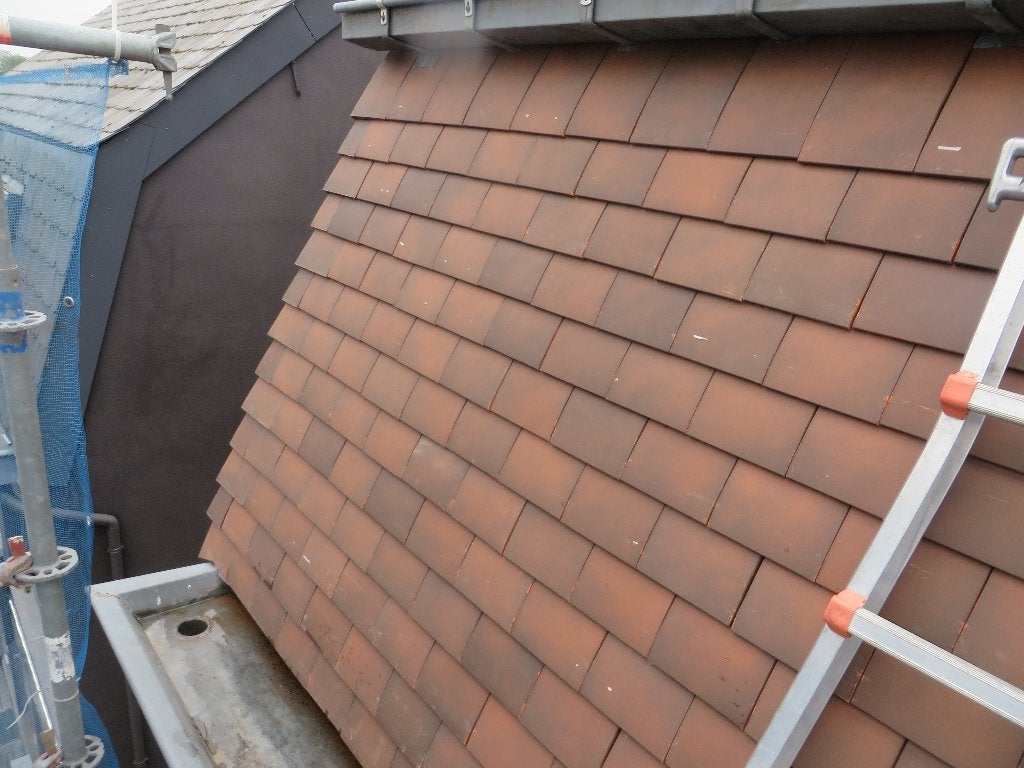 tegelpannen rustiek koramic 301, Doe-het-zelf en Bouw, Ophalen, Zwart, Dakpannen