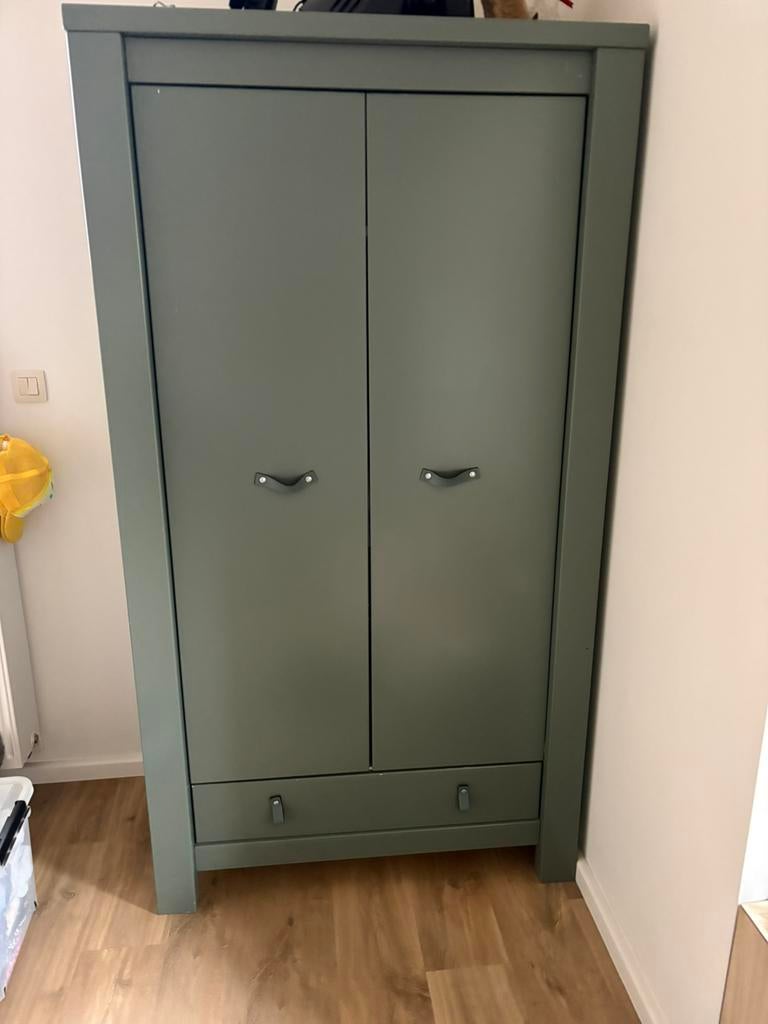 Kledingkast groen, Kinderen en Baby's, Ophalen, Zo goed als nieuw, Kast