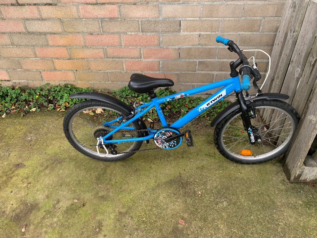 Kinderfiets, Fietsen en Brommers, Ophalen, Gebruikt, Velgrem, 16 tot 20 inch