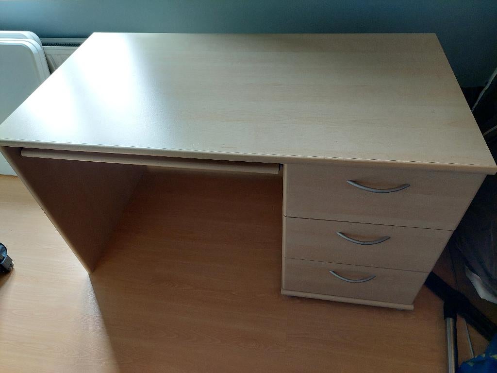 Bureau, Ophalen, Gebruikt, Hout, Kabelgoot