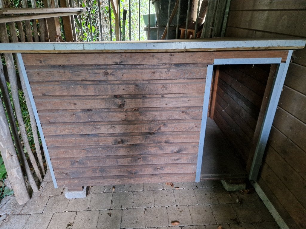Buitenhok hond, Dieren en Toebehoren, Honden-accessoires, Ophalen, Zo goed als nieuw, Hondenren