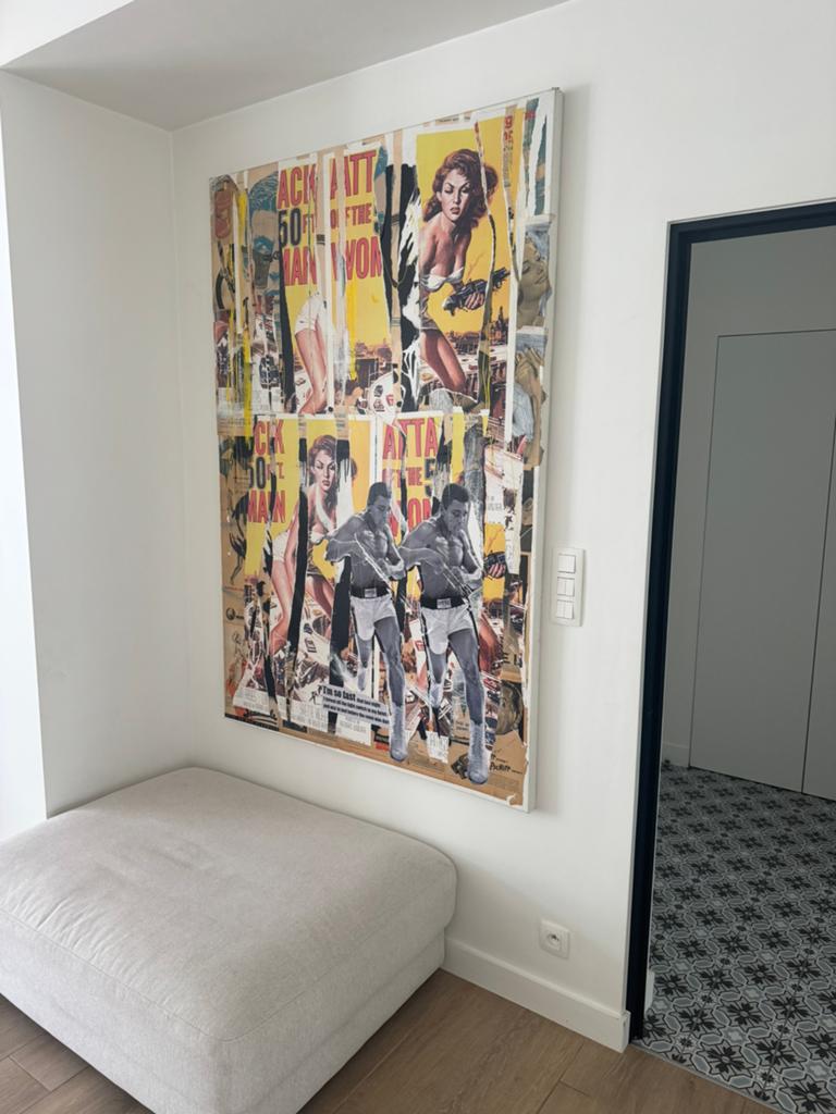 Pop art werk hixtrill, Ophalen