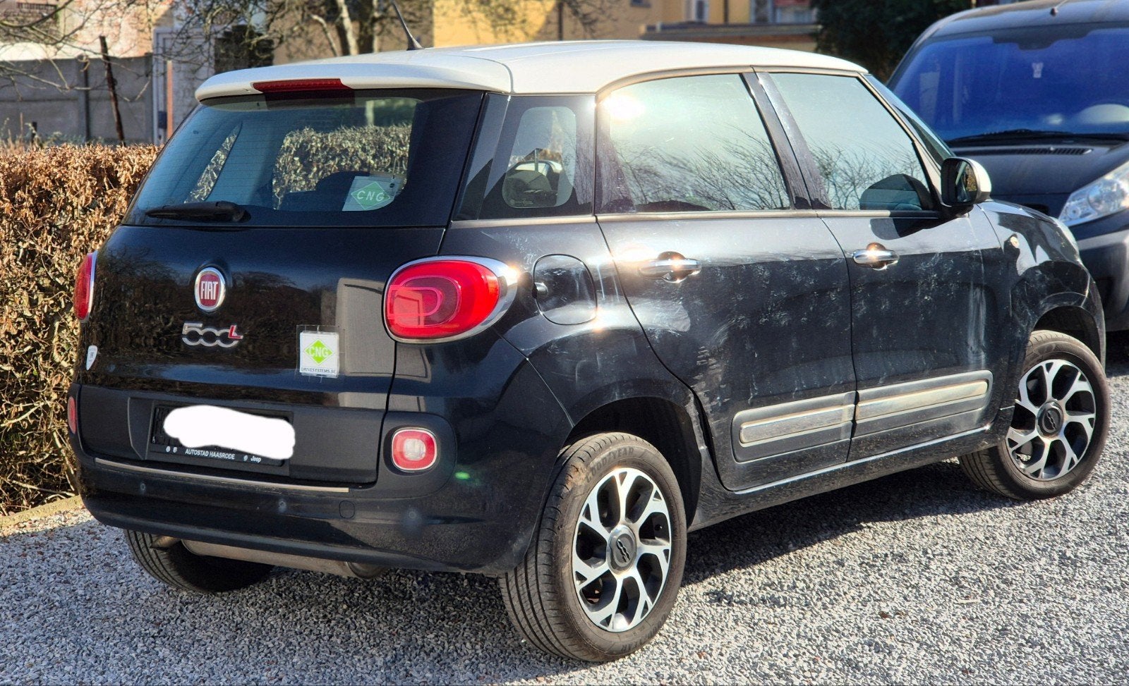 fiat 500L CNG BENZ 1prop clima 2017.180mkm ctok 5500€, Auto's, Fiat, Euro 6, CNG (Aardgas), Leder, 5 deurs