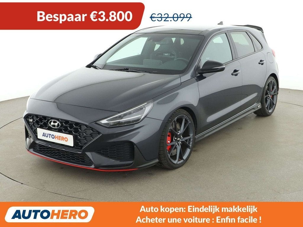 Hyundai i30 2.0 T-GDI N Performance (bj 2023, automaat), Auto's, Hyundai, 1998 cc, Alcantara, 191 g/km, Zilver of Grijs