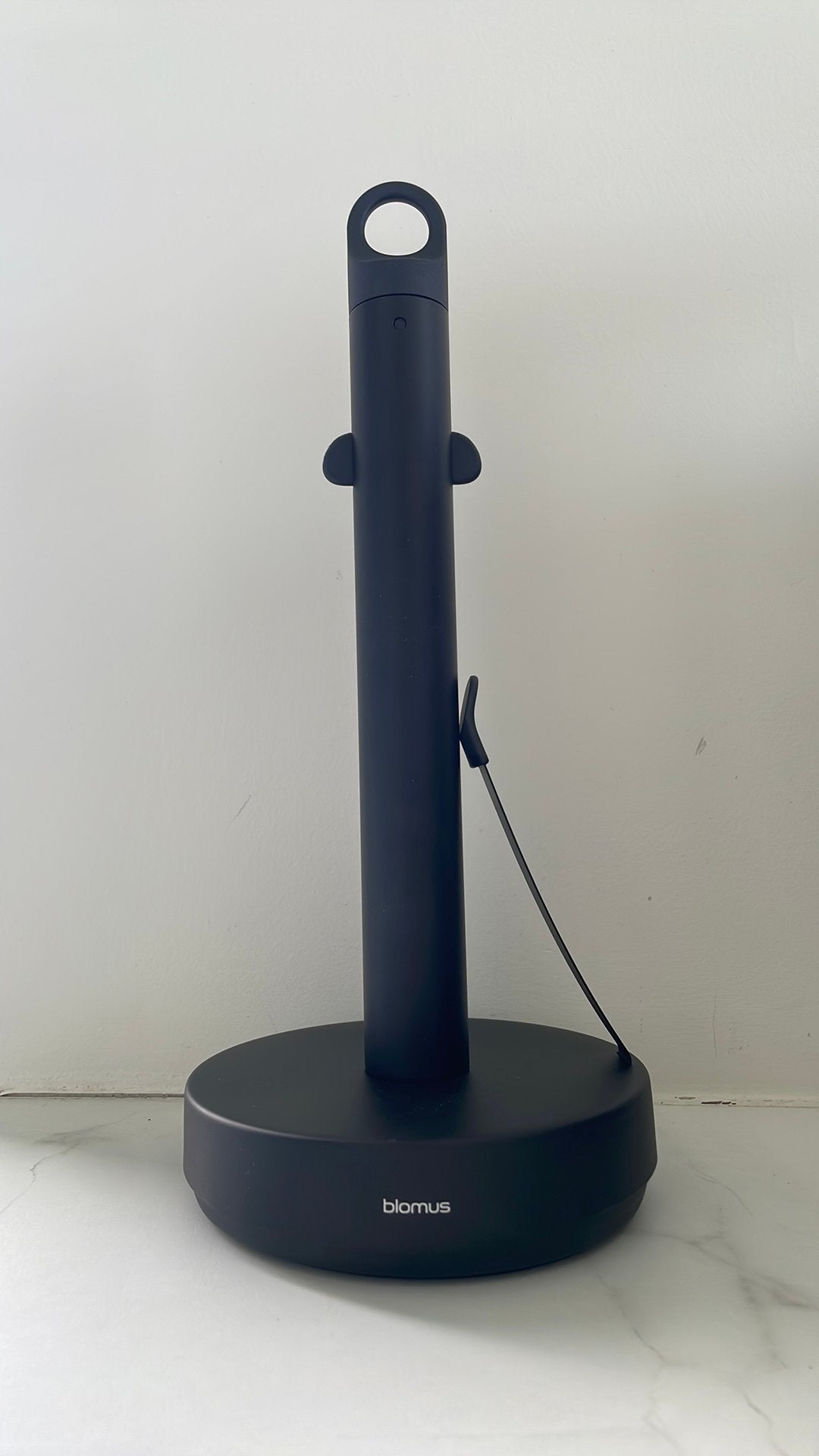 Blomus Loop keukenrol houder zwart, Enlèvement ou Envoi, Comme neuf, Noir