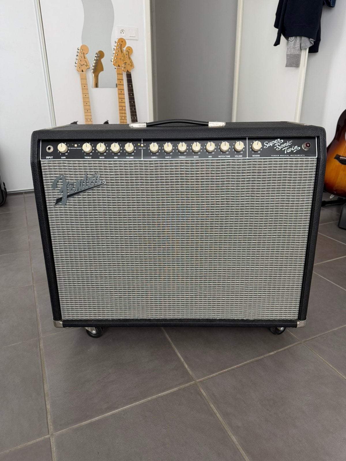 Fender Supersonic Twin Combo, Muziek en Instrumenten, Versterkers | Bas en Gitaar, Zo goed als nieuw, Ophalen
