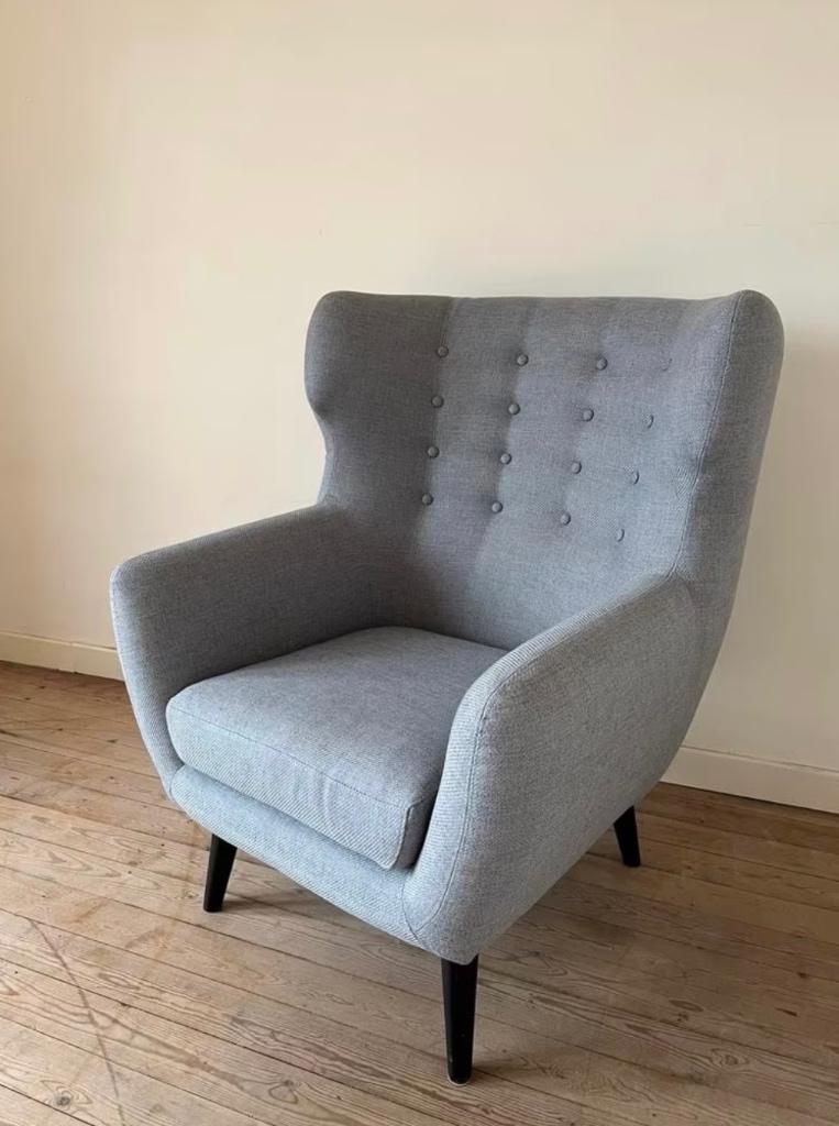 Fauteuil à oreilles / « Kubrick » de Made com, Enlèvement, Comme neuf, Tissus, Années 60