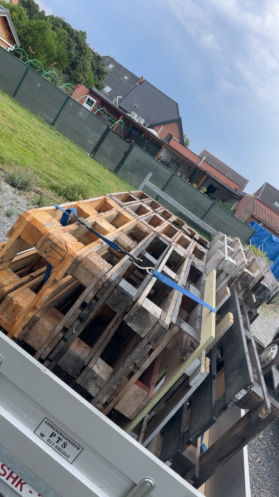 Lot paletten (12x EPAL), Doe-het-zelf en Bouw, Hout en Planken, Ophalen