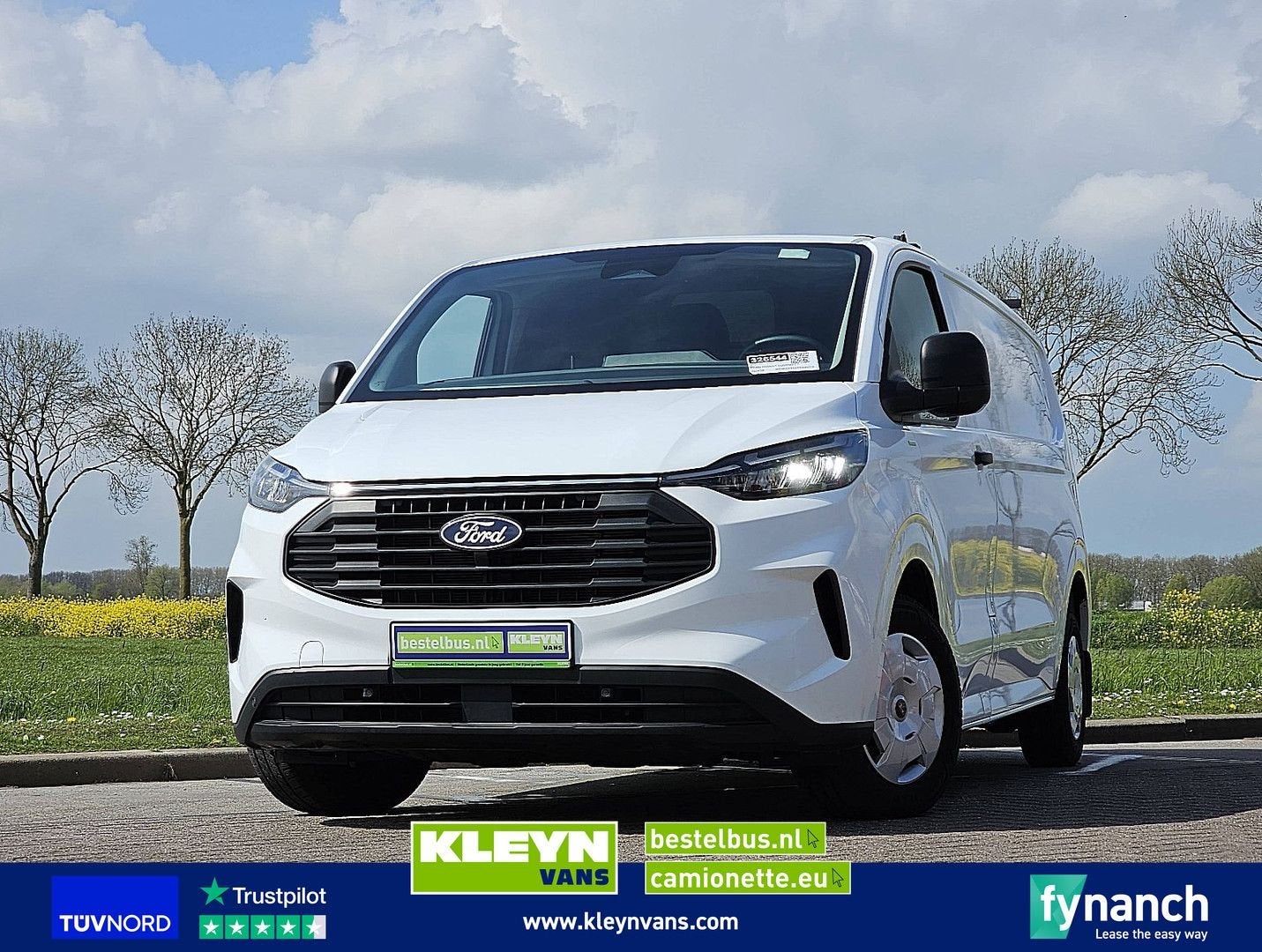 Ford TRANSIT CUSTOM 2.0 L2H1 Automaat LED!, Automaat, Wit, Bedrijf, Diesel