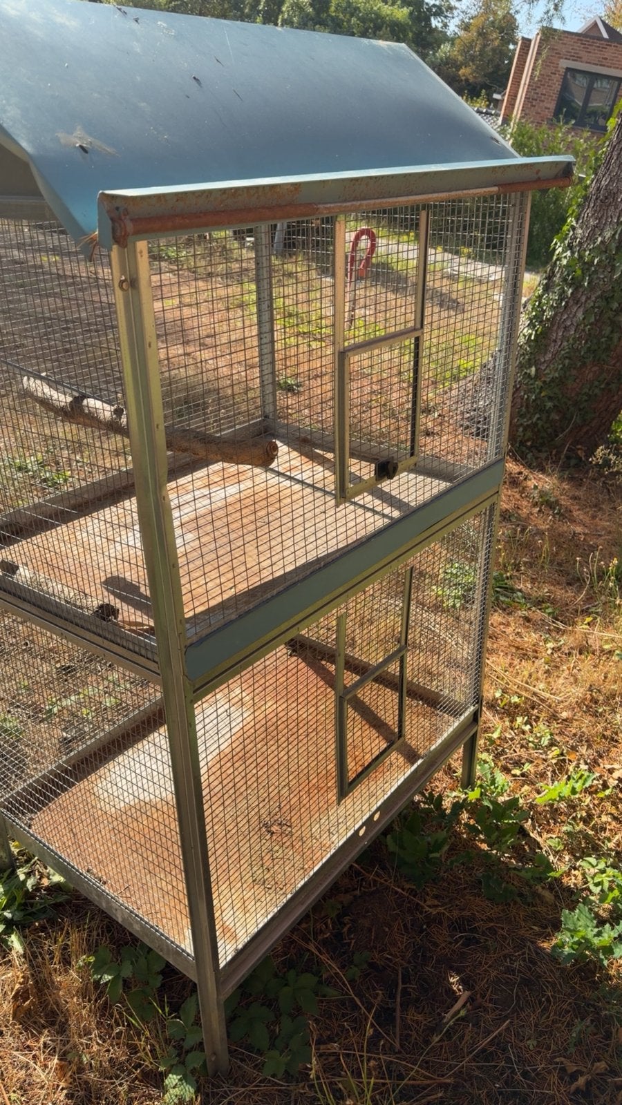 Aluminium volière, Ophalen of Verzenden, Zo goed als nieuw, Aluminium, Volière