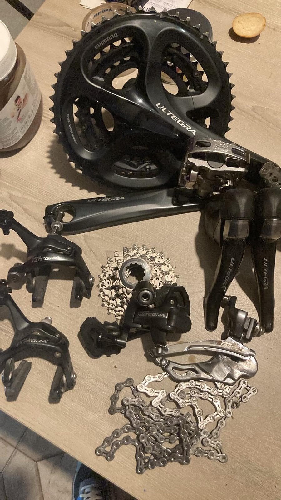 Groepset racefiets shimano ultegra, Fietsen en Brommers, Overige typen, Ophalen of Verzenden, Zo goed als nieuw, Aluminium