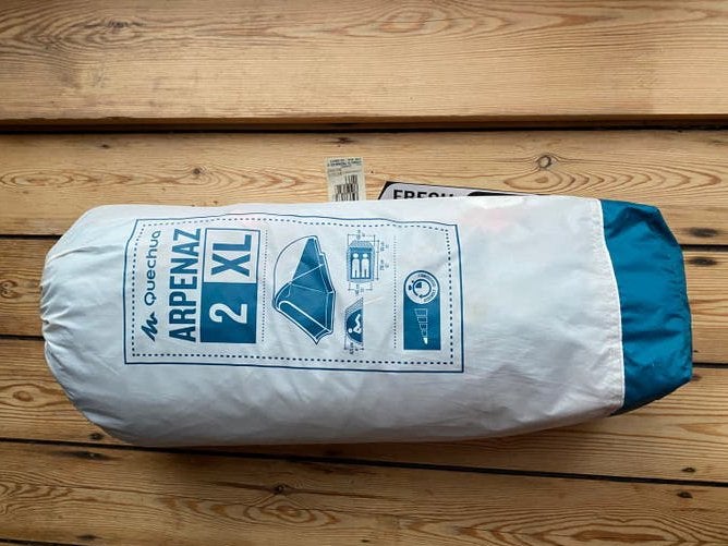 tent + sleeping bag, Ophalen, Gebruikt, Tot en met 2