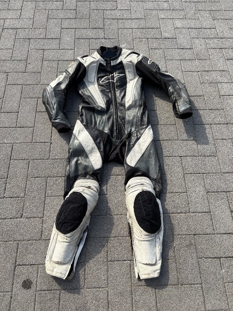 Alpinestars 1-delig lederen motorpak – maat 48, Ophalen, Heren, Tweedehands, Overall