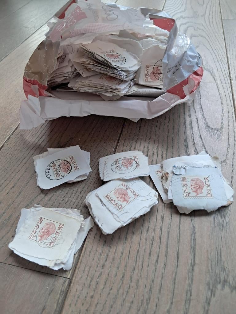 Lot : Tous les timbres inachevés, 9 bfr. avec roi, Enlèvement ou Envoi