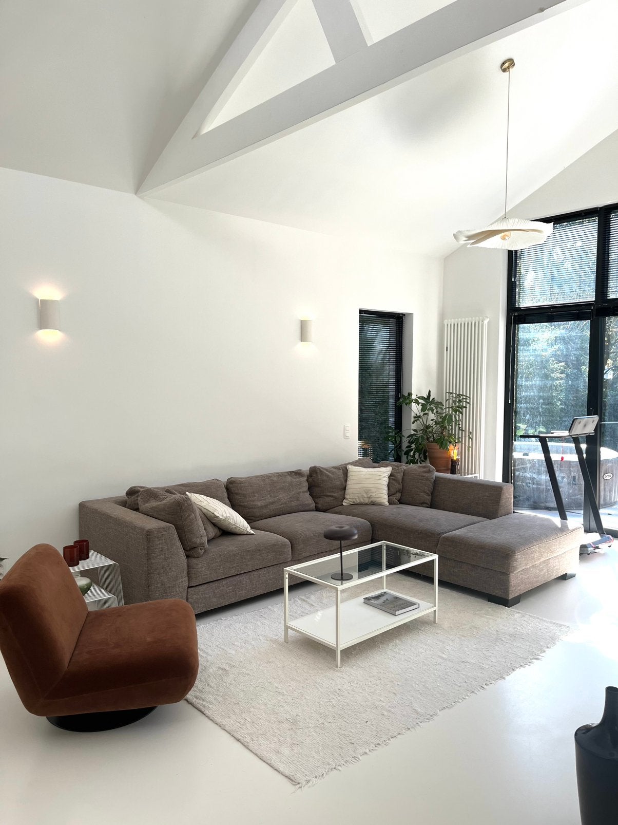 Mooie L-vormige zetel – 305 cm – Goede staat, Huis en Inrichting, Ophalen, 100 tot 125 cm, Hoekbank, 300 cm of meer