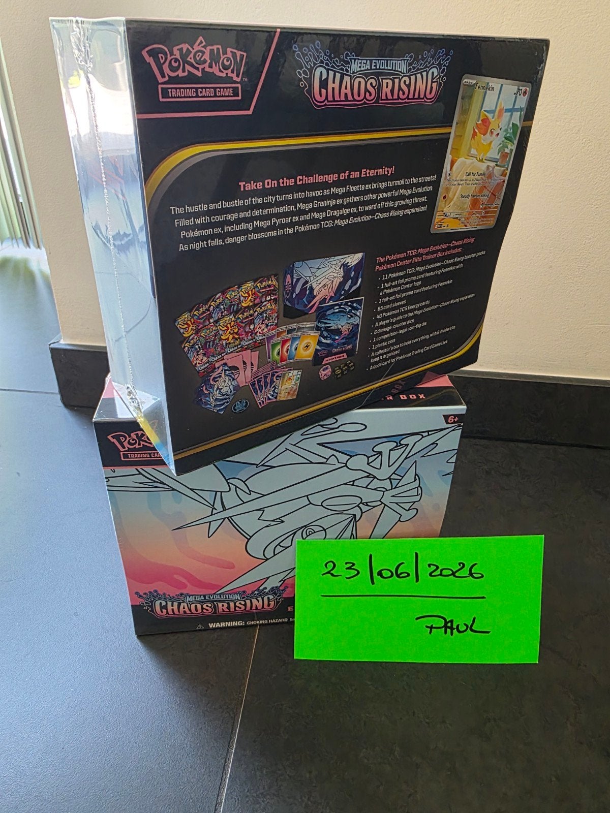 **POKEMON CENTER ** - CHAOS RISING ETB, Ophalen