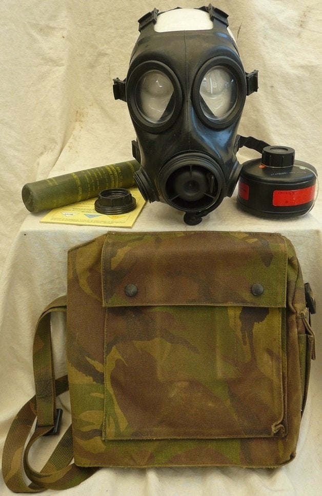 Gasmasker, Model FM12, maat: 2, met draagtas, KL, 1996.(2), Collections, Enlèvement ou Envoi, Armée de terre, Autres types