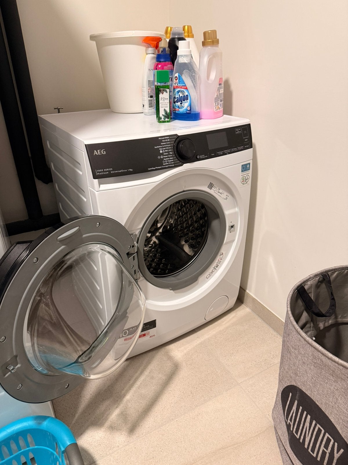 Machine à laver AEG 9Kg ProSteam7000 Series Krëfel, Electroménager, Classe énergétique A ou plus économe, Comme neuf, Chargeur frontal