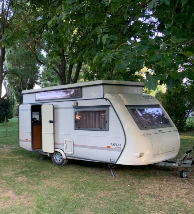 1994 Rapido club clc h95 Caravan, Caravans en Kamperen, Caravans, Tot en met 3, 4 tot 5 meter, 500 - 750 kg, Luifel