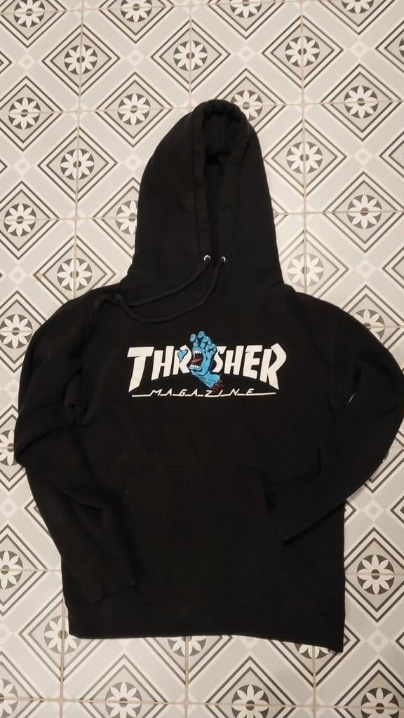 Trasher Santa Cruz maat S skate kap trui, Zwart, Ophalen of Verzenden, Maat 46 (S) of kleiner, Gedragen