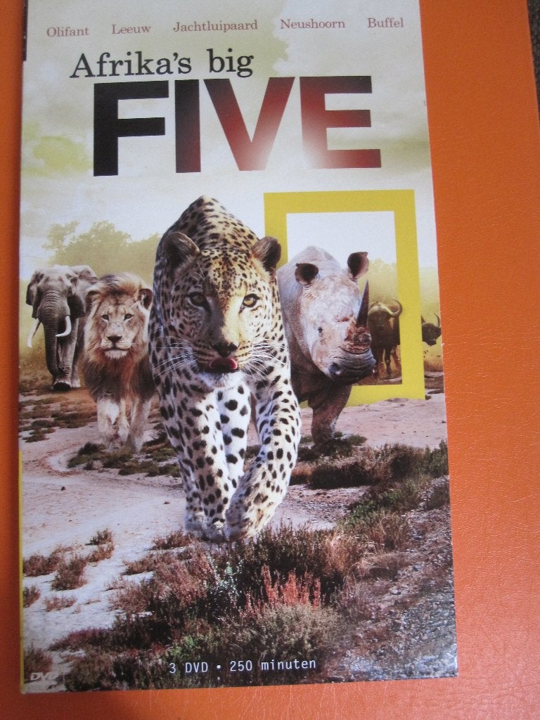 Africa's Big Five (3 disques), CD & DVD, DVD | Documentaires & Films pédagogiques, À partir de 6 ans, Enlèvement ou Envoi, Anglais
