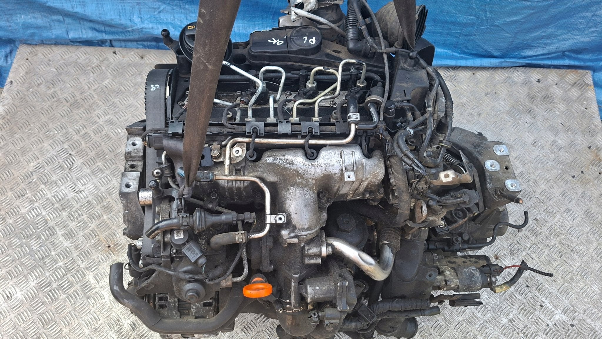 Moteur CBAB Nu AUDI GOLF TIGUAN PASSAT A3 VW EOS, Verzenden, Gebruikt, Overige automerken
