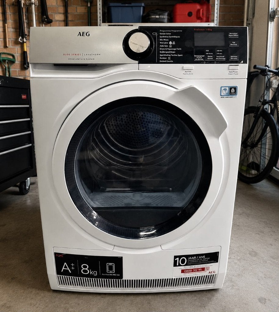 Droogkast aeg 8kg A++ warmtepomp, Elektronische apparatuur, Droogkasten, Ophalen