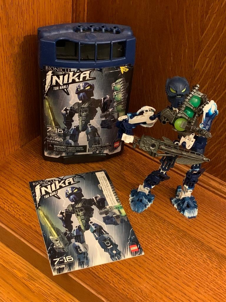 Set LEGO Bionicle Toa Inika Jaller (réf. 8728), Enlèvement, Comme neuf, Ensemble complet, Lego