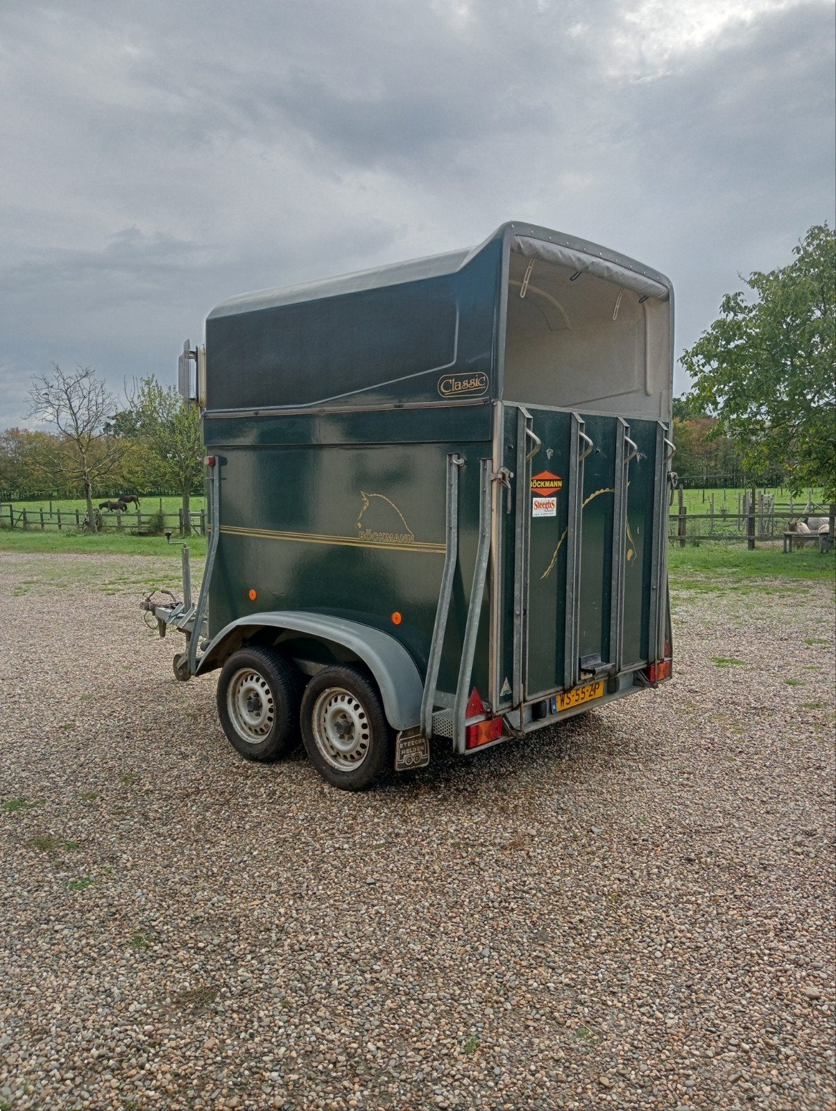 2 paards trailer, Enlèvement
