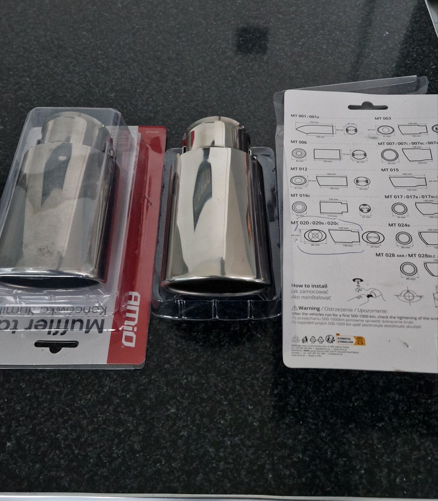 2 Embout Chrome neuf jamais mis tromper sur la dimension, Autos : Pièces & Accessoires