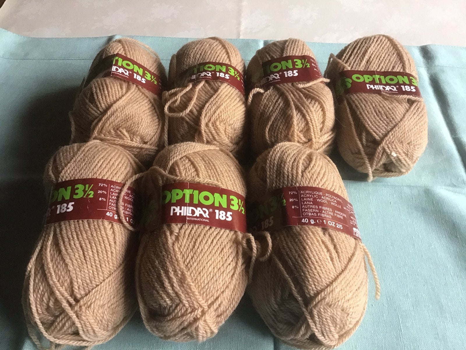 Beige wol, Ophalen, Zo goed als nieuw