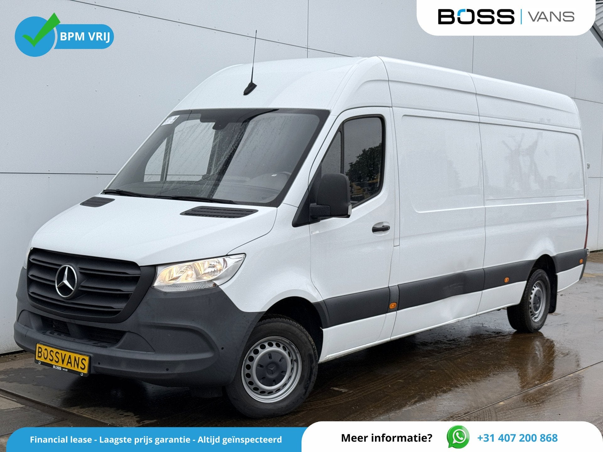 Mercedes-Benz Sprinter 315 1.9 CDI Automaat L3H2 Climate Con, Auto's, Automaat, 4 cilinders, 2800 kg, Wit