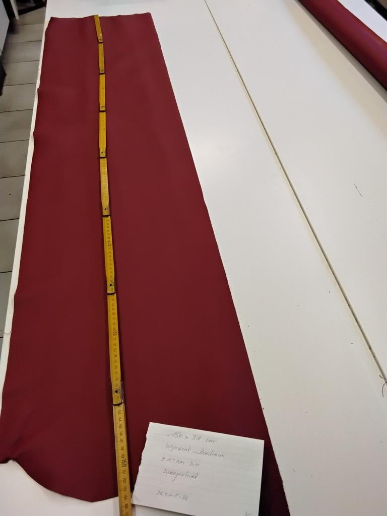 Leer, rundsleder, leder, meubelleder, tassenleder, 150x38 cm, Hobby en Vrije tijd, Stoffen en Lappen, Ophalen of Verzenden, Nieuw