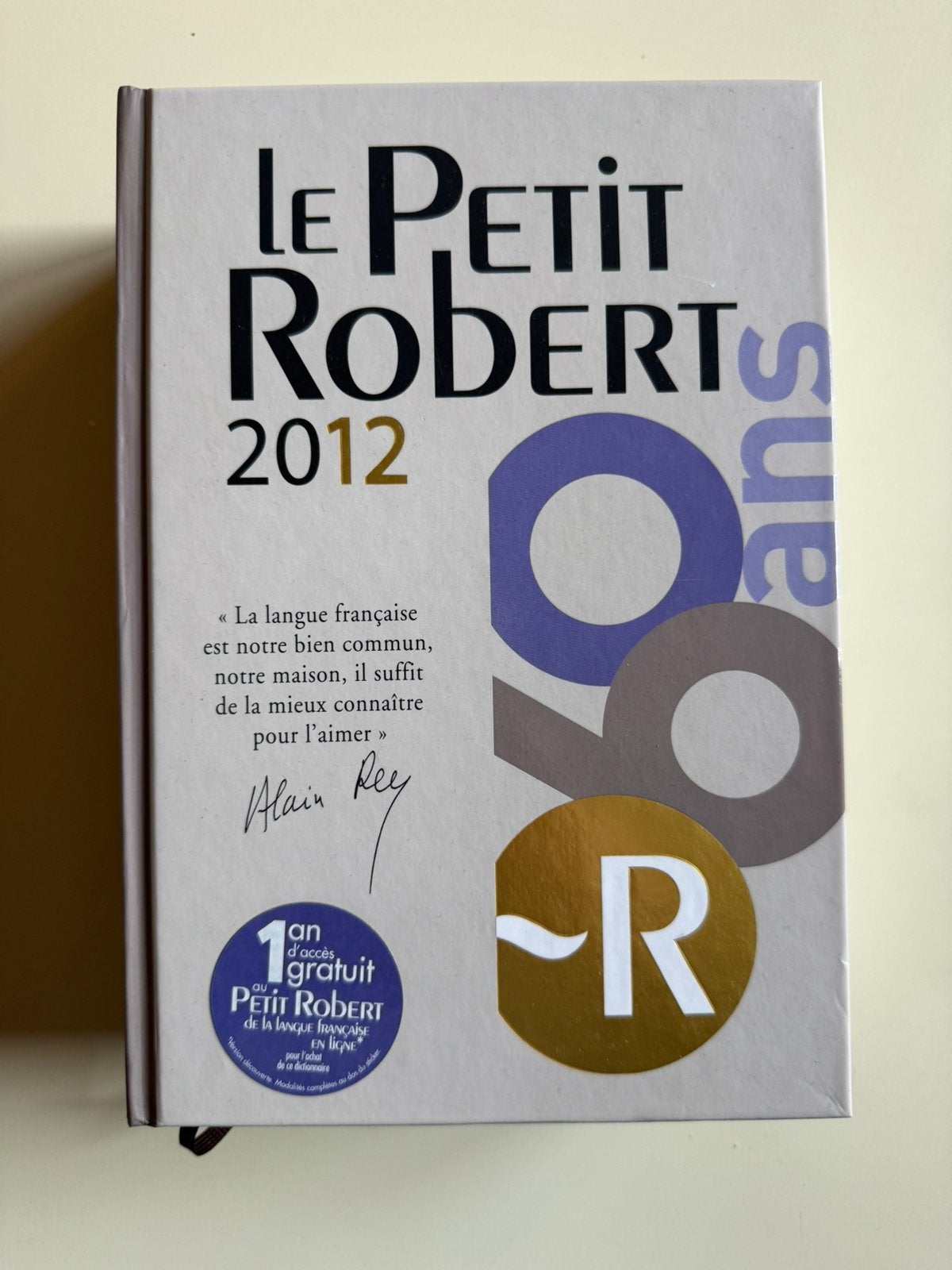 Petit Robert, Enlèvement, Comme neuf
