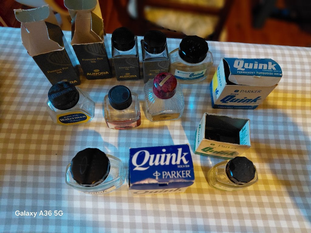 Inktpotten parker waterman en andere, Verzenden, Gebruikt, Overige typen, Overige merken