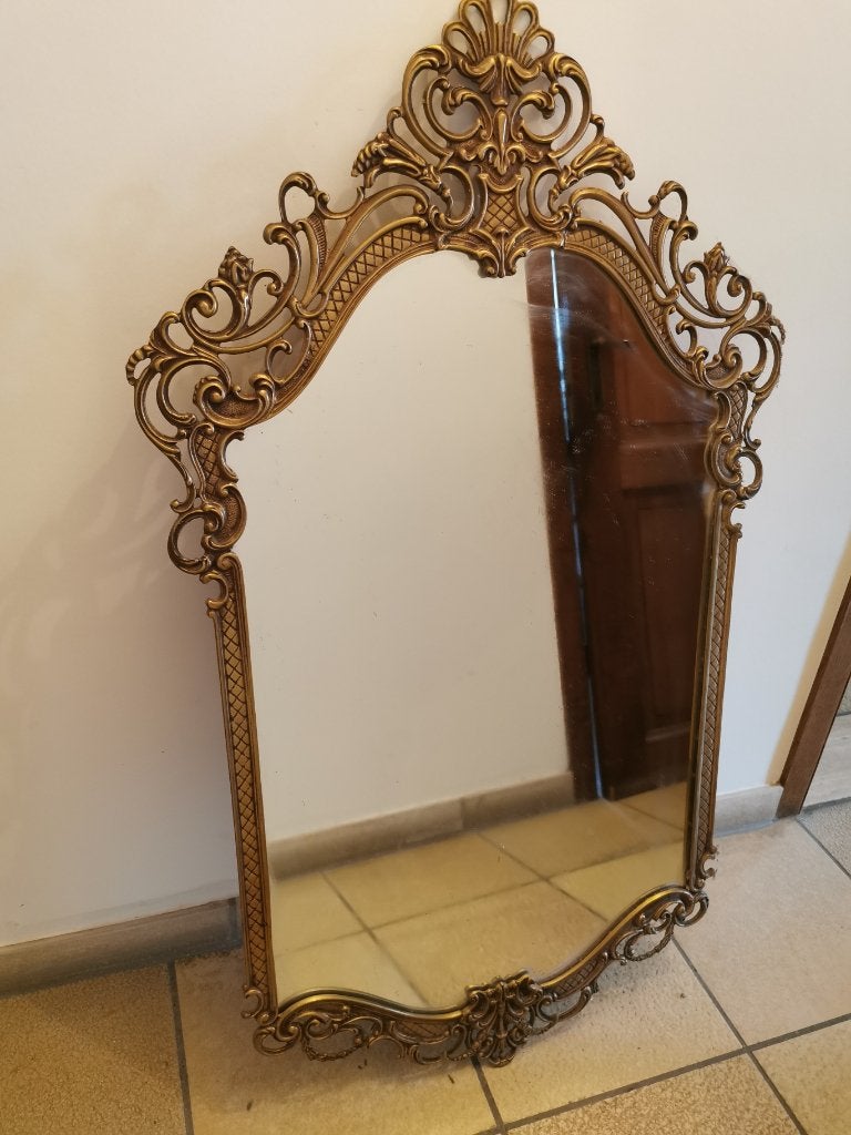 Metalen Spiegel 73x120, Huis en Inrichting, Ophalen, Gebruikt, 100 tot 150 cm, Ovaal