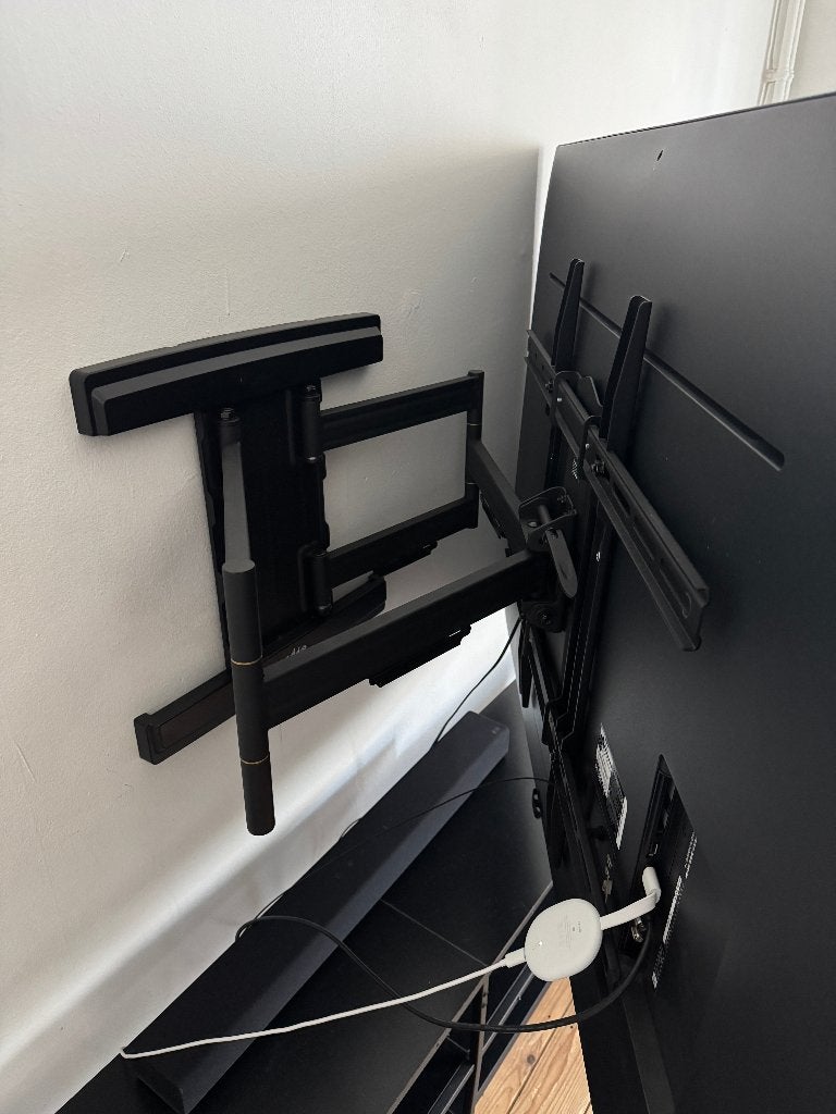 Nedis TVWM6570BK tv-muurbeugel – draaibaar, tot 70 kg, Audio, Tv en Foto, Ophalen, Gebruikt