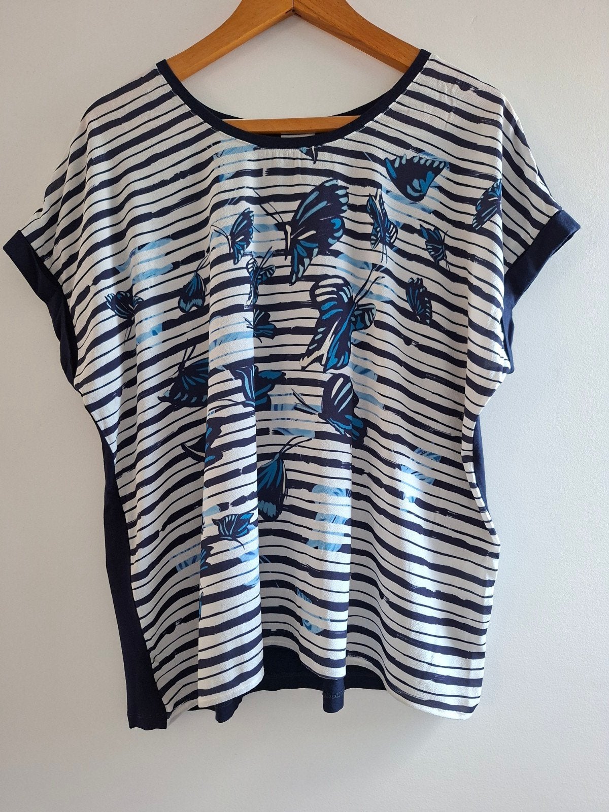blouse / shirt mayerline, Kleding | Dames, Mayerline, Blauw, Maat 46/48 (XL) of groter, Ophalen of Verzenden