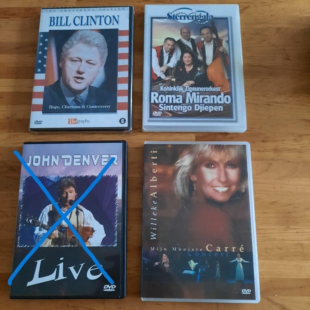 DVD Bill Clinton/ Willeke Alberti/Roma Mirando, Enlèvement, Comme neuf