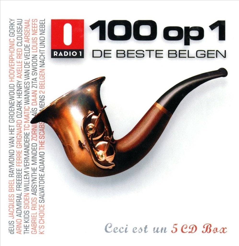 5CD 100 op 1 - De Beste Belgen (1996) van diverse, Cd's en Dvd's, Ophalen, Rock, Inclusief doosje, Overige typen