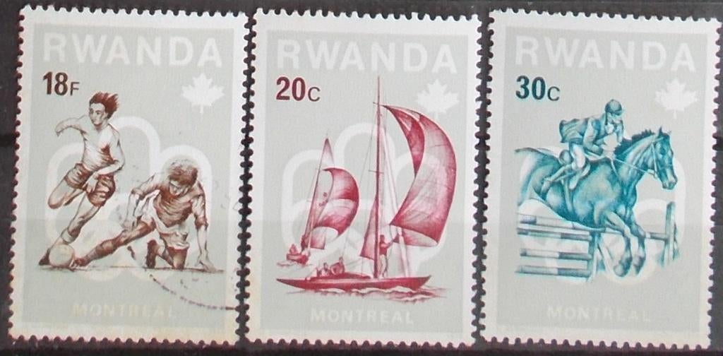 Olympische Spelen 1976 Montreal, Postzegels en Munten, Verzenden, Gestempeld, Sport